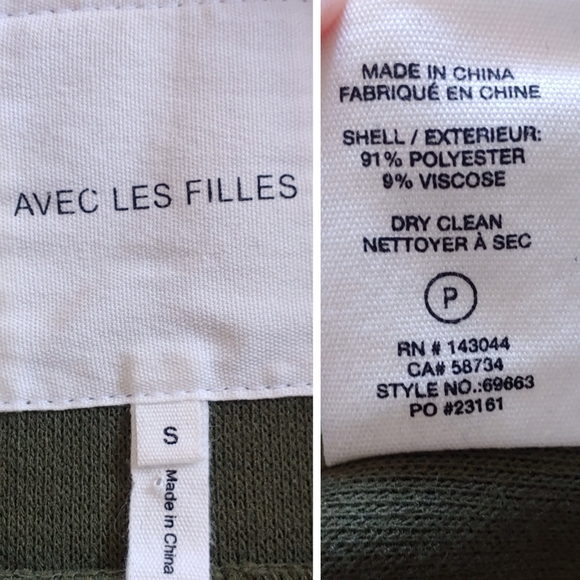 AVEC LES FILLES Button Front Boyfriend Shacket Women's - Picture 5 of 9